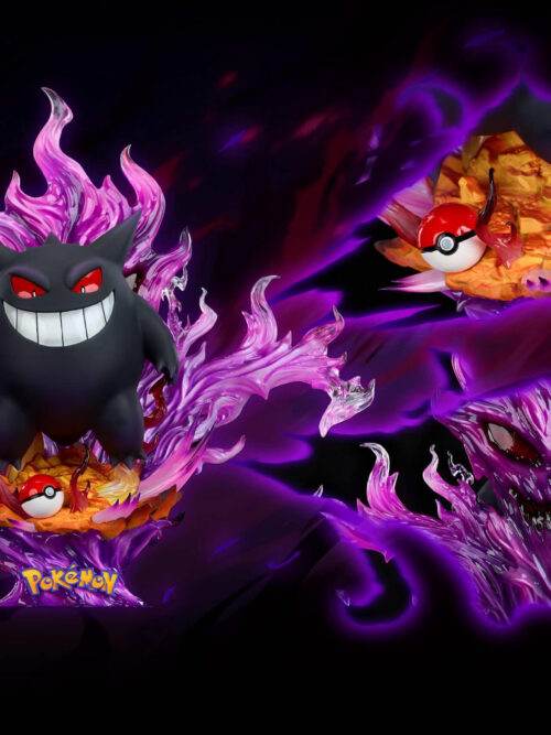 First Generation Gengar — Spectral Flame Display - Detail View 3