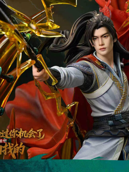 Han Li - Xutian Hall Battle Outfit 1/4 Scale Statue - Detail View 4