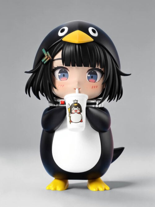 Milk Tea Endministrator in Penguin Costume — Arknights: Endfield - Collectible Figure Main View