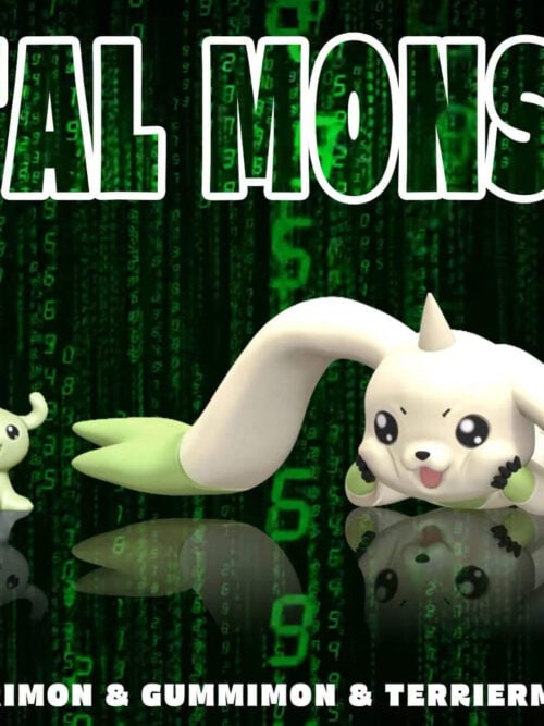 Terriermon & Lopmon Evolution Chain Sets - Digimon 03 Resonance Series - Detail View 1
