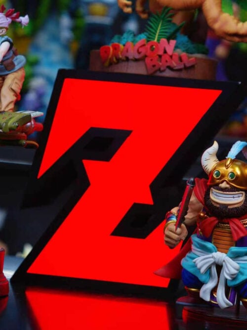 Z-Shaped Illuminated Desktop Display Stand - Detail View 1