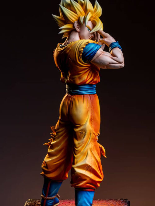 Looking-Back Instant Transmission Super Saiyan Son Goku - Detail View 11