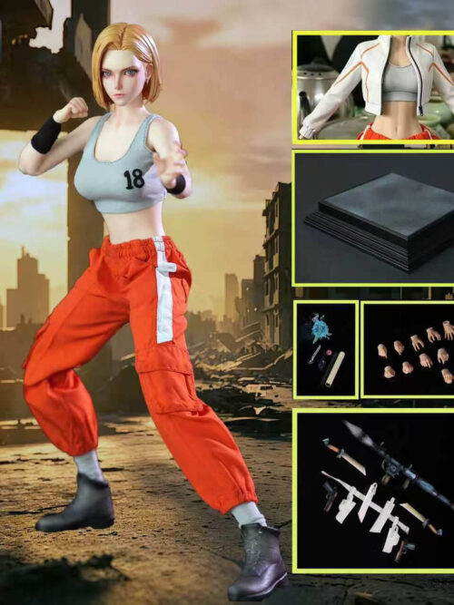 Future Warrior Android 18 - 1/6 Scale Articulated Figure - Detail View 4