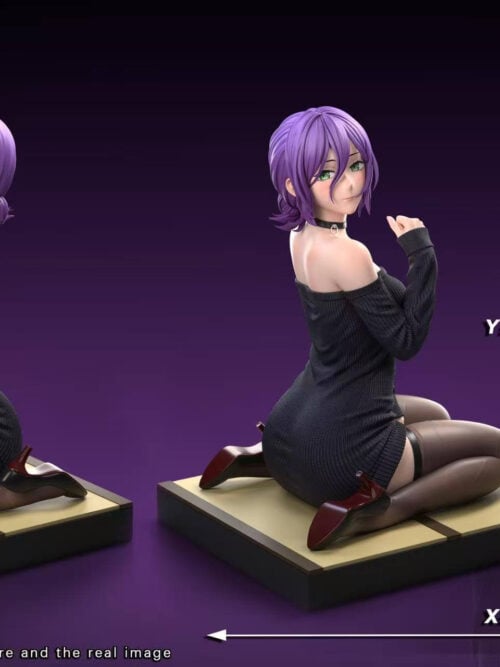 Bomb Devil Reze in Casual Kneeling Pose - Detail View 8