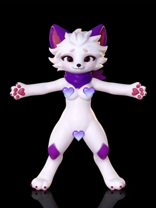 Fubuer — 80 cm Articulated Original Feline Figure - Collectible Figure Main View