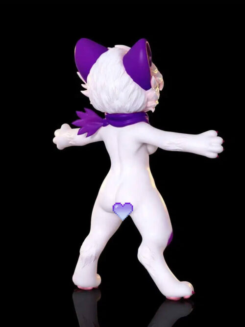 Fubuer — 80 cm Articulated Original Feline Figure - Detail View 2