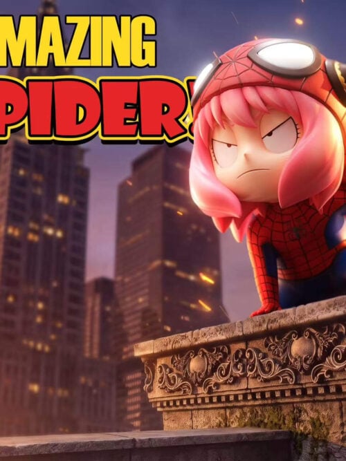 The Amazing Any-Spider - Anya Forger - Collectible Figure Main View