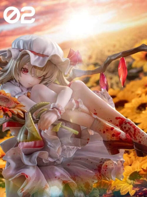 Seated Sunflower Flandre Scarlet — Touhou Project - Collectible Figure Main View
