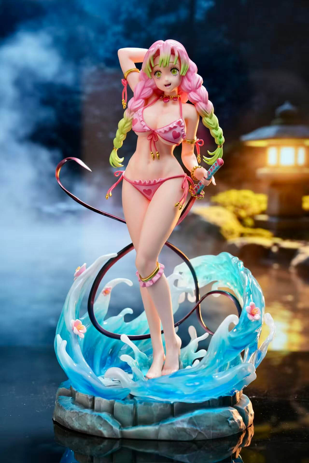 Summer Outfit Mitsuri Kanroji — Demon Slayer - Featured Image Summer Outfit Mitsuri Kanroji — Demon Slayer - Collectible Figure Main View