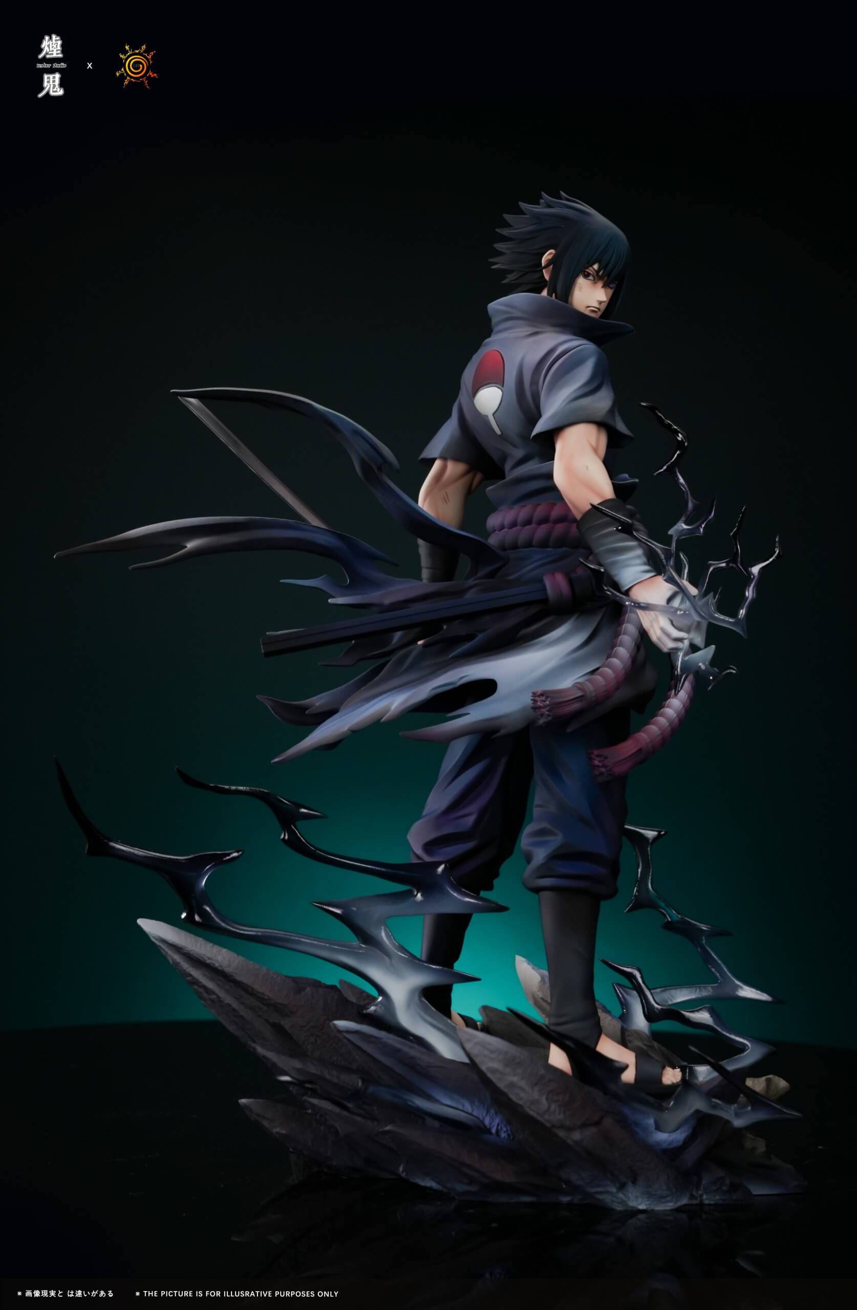 Sword-Drawn Sasuke Uchiha — Naruto - Featured Image Sword-Drawn Sasuke Uchiha — Naruto - Collectible Figure Main View