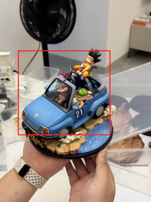 Bulma, Oolong & Son Goku Vehicle Diorama — Dragon Ball - Detail View 2