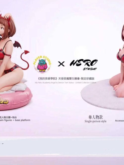Angel and Demon Twin Statue — Himiko Toga and Ochaco Uraraka - Detail View 4