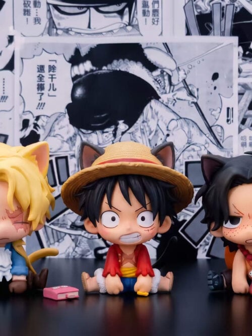 One Piece Cat-Ear — Luffy, Sabo & Ace - Detail View 2