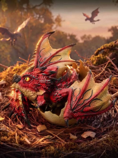 Monster Hunter Hatchling Dragon Egg Series — Rathalos & Rathian Variants - Detail View 1