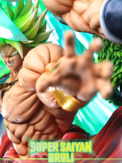 Classic & Modern Legendary Super Saiyan Broly Diorama - Detail View 5