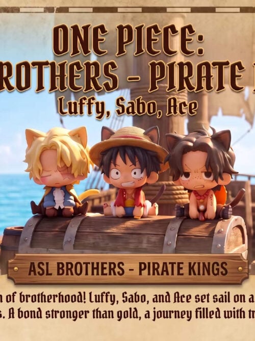 One Piece Cat-Ear — Luffy, Sabo & Ace - Collectible Figure Main View