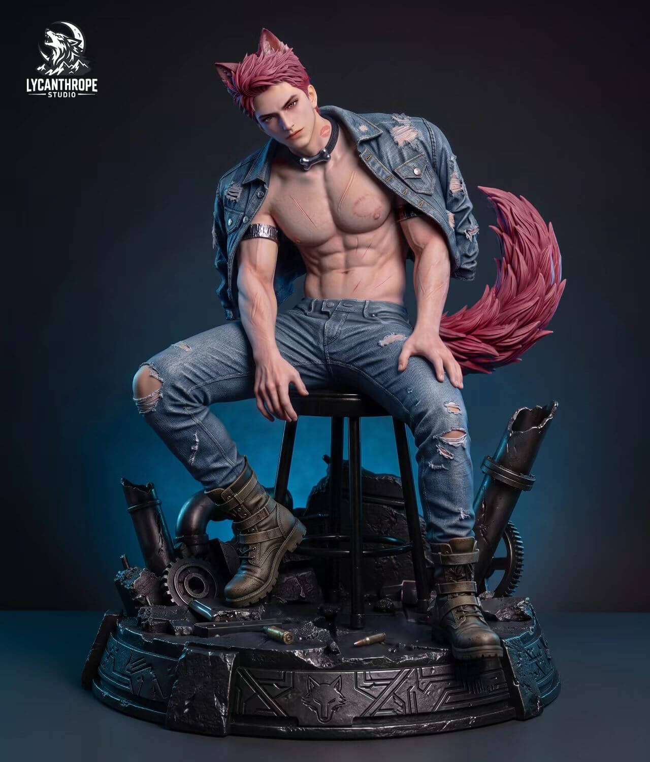 Denim Outfit Valko - Love and Deepspace - Featured Image Denim Outfit Valko - Love and Deepspace - Collectible Figure Main View