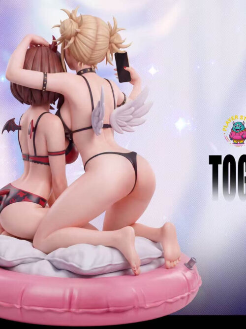 Angel and Demon Twin Statue — Himiko Toga and Ochaco Uraraka - Detail View 3