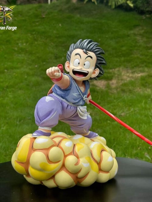 Young Son Goku on Flying Nimbus — Dragon Ball - Collectible Figure Main View