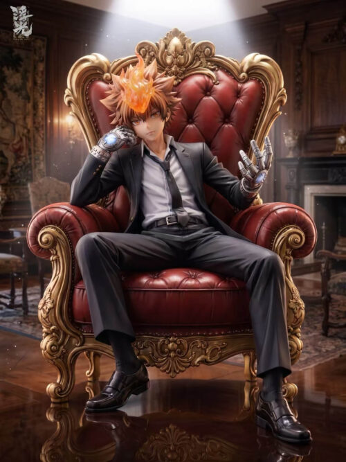 Throne Series 001 Tsunayoshi Sawada — Katekyo Hitman Reborn - Collectible Figure Main View