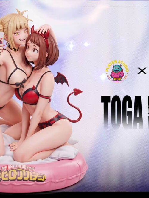 Angel and Demon Twin Statue — Himiko Toga and Ochaco Uraraka - Detail View 2