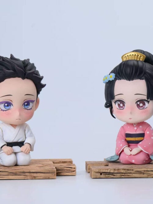 Hakuji & Koyuki — Kneeling Chibi Figures - Image 5