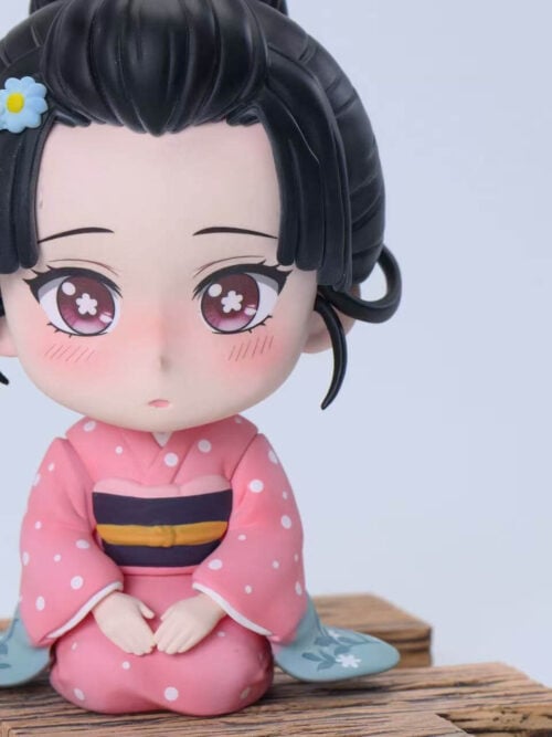 Hakuji & Koyuki — Kneeling Chibi Figures - Image 4