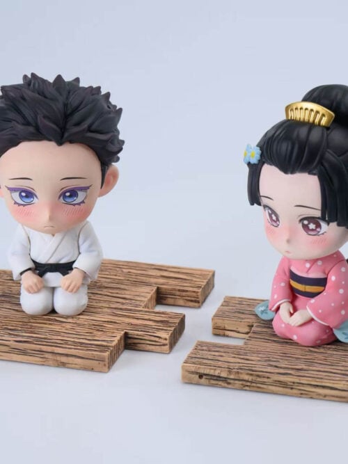 Hakuji & Koyuki — Kneeling Chibi Figures - Image 7