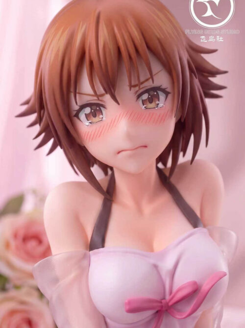 Close-up of Chisa Kotegawa Version B with tears beneath her eyes, blushing cheeks and a downturned mouth.