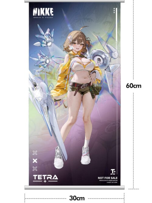 Illustrated Anis bonus wall scroll with dimensions marked 30 cm wide by 60 cm high and a Not for Sale notice.