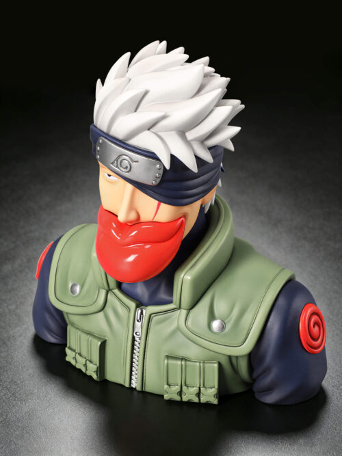 Fiery Red Lips Kakashi Hatake Bust - Naruto - Detail View 2