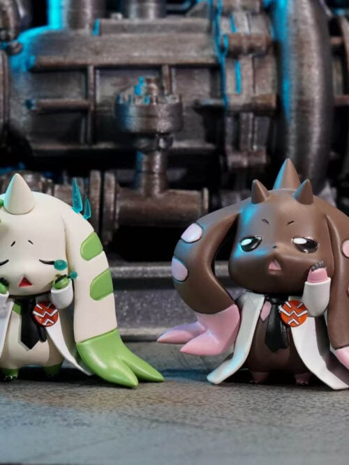 Digimon — Agumon Hakase, Nise Agumon Hakase, Terriermon Assistant & Lopmon Assistant - Detail View 1