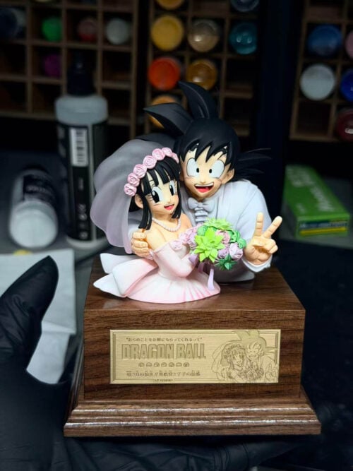 ezf735cmszzejy3jgqj6qsgnq7g3tdtj Wedding Bust Chi-Chi & Son Goku — Dragon Ball - Collectible Figure Main View