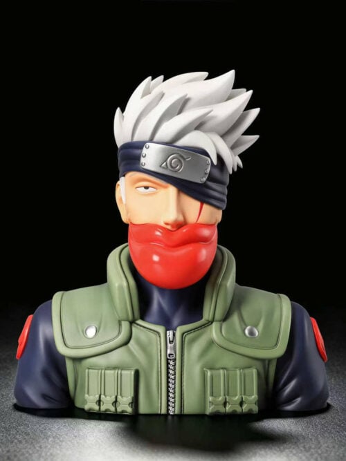 Fiery Red Lips Kakashi Hatake Bust - Naruto - Collectible Figure Main View