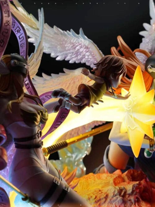 Angel Genesis — Angemon & Angewomon Digimon Adventure Diorama - Detail View 6