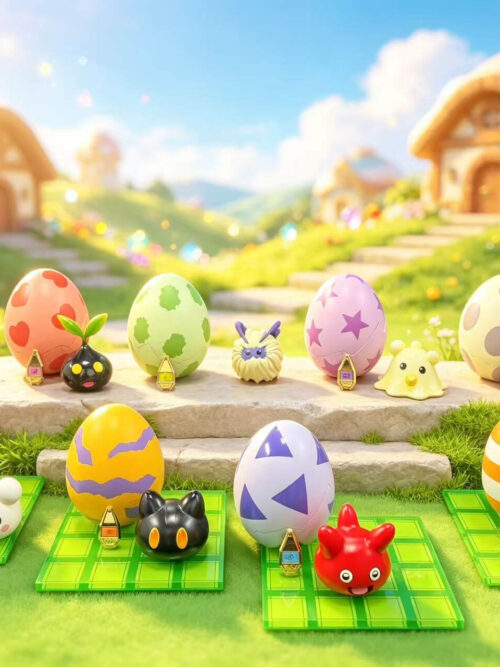 Digimon — Botamon, Punimon, YukimiBotamon & Poyomon - Detail View 5