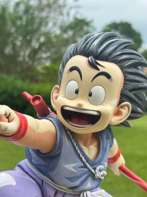 Young Son Goku on Flying Nimbus — Dragon Ball - Detail View 3