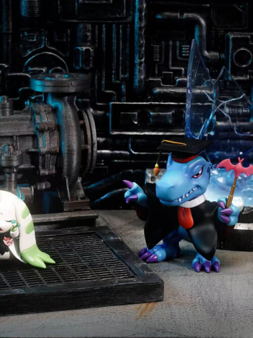 Digimon — Agumon Hakase, Nise Agumon Hakase, Terriermon Assistant & Lopmon Assistant - Detail View 3