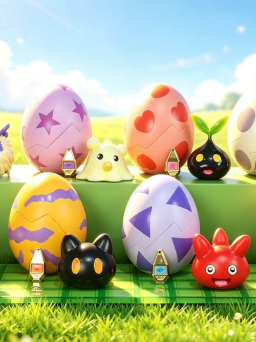 Digimon — Botamon, Punimon, YukimiBotamon & Poyomon - Detail View 7