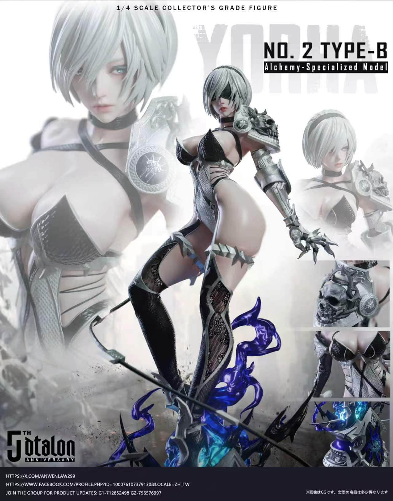 Divergent Quadrant Series 2B — NieR:Automata - Gallery 21 of 23 Divergent Quadrant Series 2B — NieR:Automata - Detail View 21