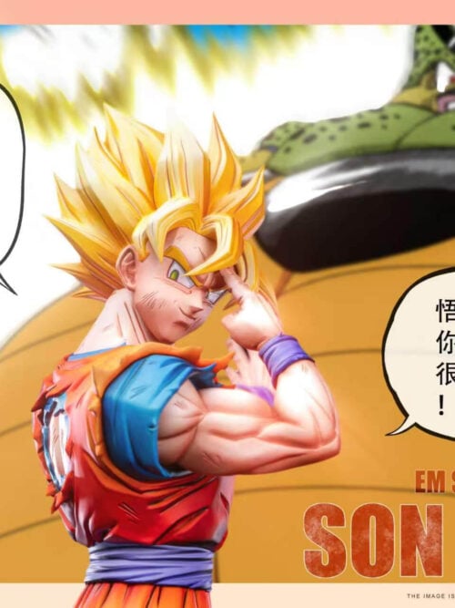 Instant Transmission Super Saiyan Son Goku Bust — Dragon Ball - Detail View 6