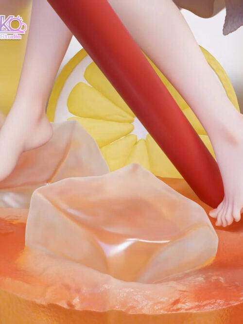 Yellow Peach Fruit Drink — Blue Archive Smiling Professor - Detail View 4