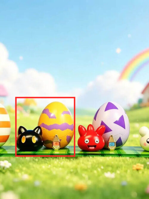 Digimon — Botamon, Punimon, YukimiBotamon & Poyomon - Detail View 2