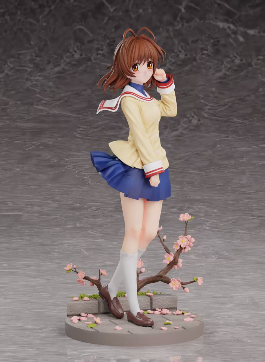 Nagisa Furukawa School Uniform Statue — CLANNAD - Featured Image Nagisa Furukawa School Uniform Statue — CLANNAD - Collectible Figure Main View