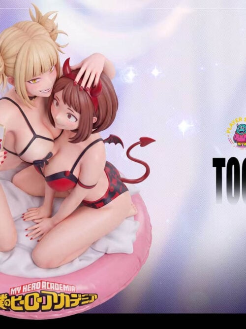 Angel and Demon Twin Statue — Himiko Toga and Ochaco Uraraka - Detail View 1