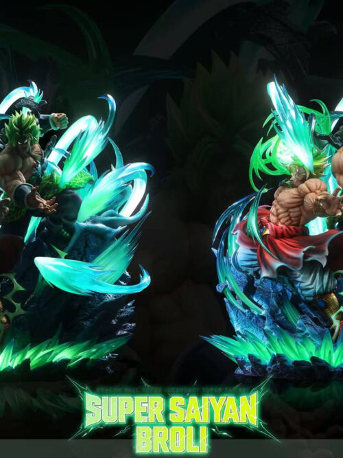 Classic & Modern Legendary Super Saiyan Broly Diorama - Detail View 4