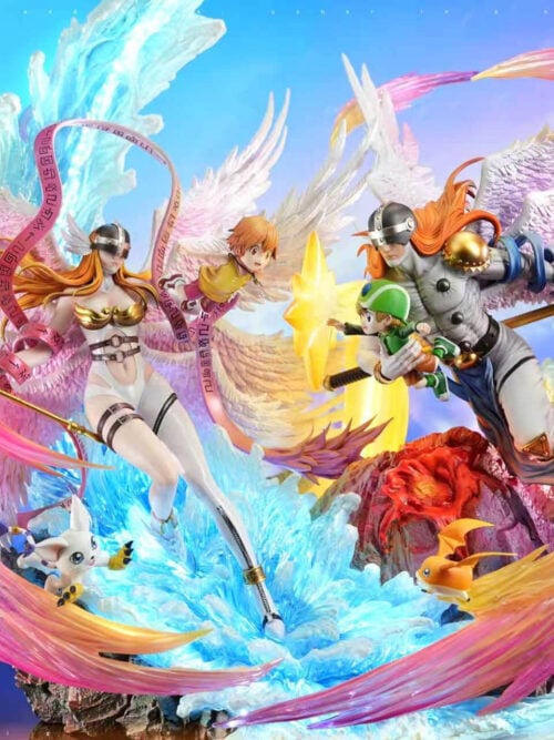 Angel Genesis — Angemon & Angewomon Digimon Adventure Diorama - Collectible Figure Main View