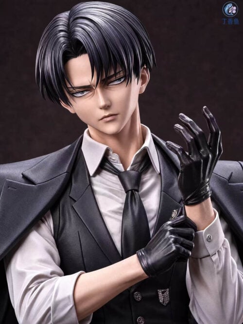 Black Street Levi Ackerman - Attack on Titan - Detail View 3