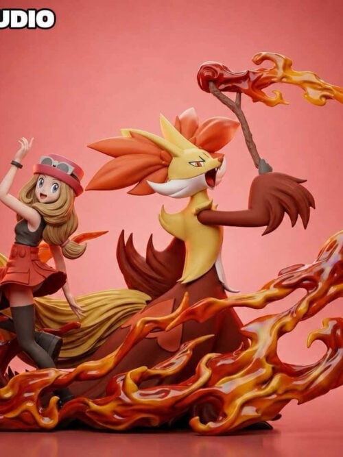 Pokémon - Serena & Delphox - Collectible Figure Main View