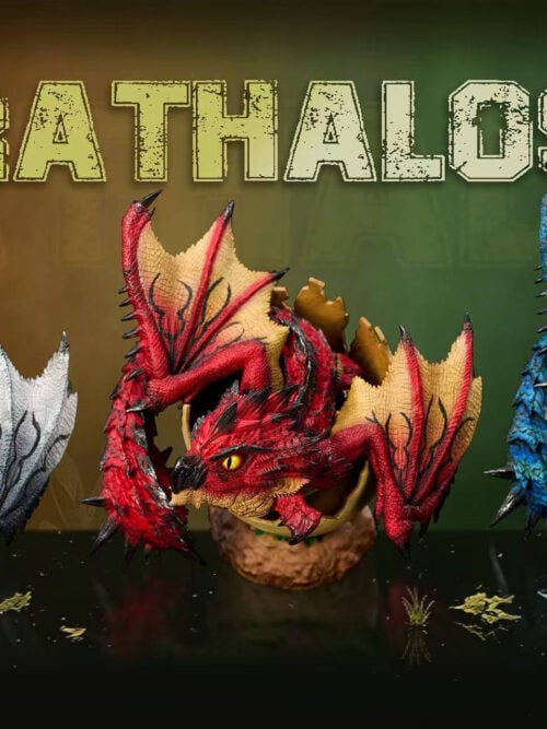 Monster Hunter Hatchling Dragon Egg Series — Rathalos & Rathian Variants - Collectible Figure Main View